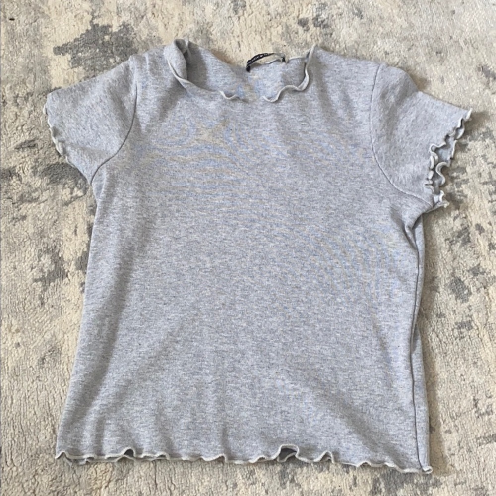 Brandy Melville Grey Crop top